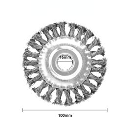 Twisted Wire Wheel Disc Type Grinding Wheel Angle Grinder