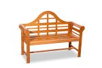 Eucalyptus Garden Bench; Natural Oil