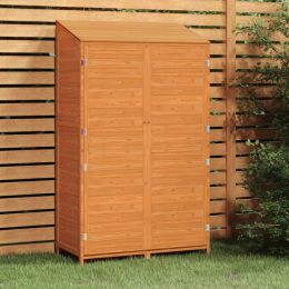 Garden Shed Brown 40.2"x20.5"x68.7" Solid Wood Fir