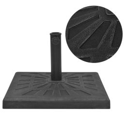 Parasol Base Resin Square Black 41.9 lb