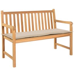 Garden Bench Cushion Cream 47.2"x19.7"x1.2"