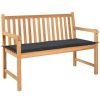 Garden Bench Cushion Anthracite 47.2"x19.7"x1.2"