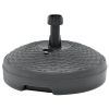 Umbrella Base Sand/Water Filled 5.3 gal Anthracite Plastic Rattan