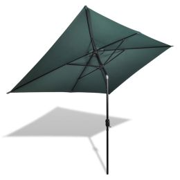 Parasol 78.7"x118.1" Green Rectangular