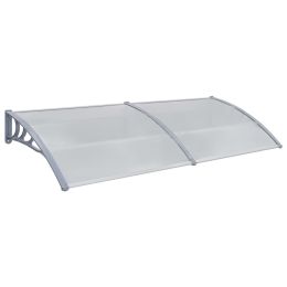 Door Canopy Gray 118.1"x39.4" PC