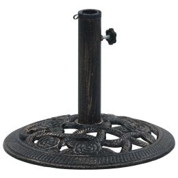 Umbrella Base Bronze 19.8 lb 15.7" Cast Iron