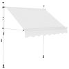 Manual Retractable Awning 59" Cream