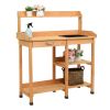 Garden Workbench With Drawers And Sink YJ