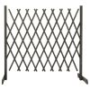 Garden Trellis Fence Gray 70.9"x39.4" Solid Firwood