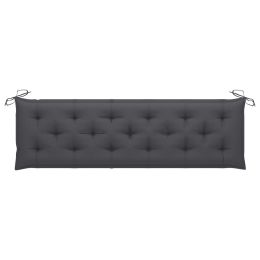 Garden Bench Cushion Anthracite 70.9"x19.7"x2.8" Fabric