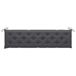 Garden Bench Cushion Anthracite 78.7"x19.7"x2.8" Fabric