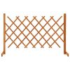 Garden Trellis Fence Orange 47.2"x35.4" Solid Firwood