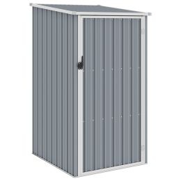 Garden Shed Gray 34.3"x38.6"x62.6" Galvanized Steel