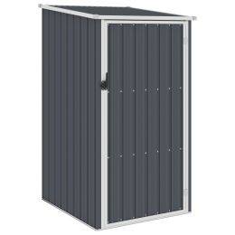 Garden Shed Anthracite 34.3"x38.6"x62.6" Galvanized Steel