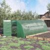 19'x9.6'x6.5' Large Walk-in Tunnel Greenhouse Garden Planting Hot House;  Green