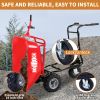 RedRock Wheelbarrow Utility Cart Electric Powered Cart 48V28Ah; 500W ; Capacity 500lbs (230kg) ; Material Debris Hauler ; 1000lbs Towing