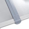 Door Canopy Gray 118.1"x39.4" PC