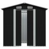 Garden Storage Shed Anthracite Steel 80.3"x52"x73.2"