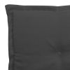 Garden Chair Cushions 2 pcs Anthracite 19.7"x19.7"x1.2"