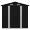 Garden Storage Shed Anthracite Steel 80.3"x52"x73.2"