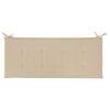 Garden Bench Cushion Beige 59.1"x19.7"x1.2"