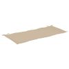 Garden Bench Cushion Beige 59.1"x19.7"x1.2"