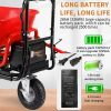 RedRock Wheelbarrow Utility Cart Electric Powered Cart 48V28Ah; 500W ; Capacity 500lbs (230kg) ; Material Debris Hauler ; 1000lbs Towing