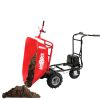 RedRock Wheelbarrow Utility Cart Electric Powered Cart 48V28Ah; 500W ; Capacity 500lbs (230kg) ; Material Debris Hauler ; 1000lbs Towing