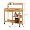 Garden Workbench With Drawers And Sink YJ