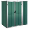 Garden Tool Shed Green 63.4"x35"x63.4" Galvanized Steel