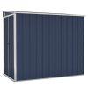 Wall-mounted Garden Shed Anthracite 46.5"x76.4"x70.1" Steel