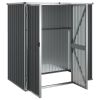 Garden Tool Shed Anthracite 63.4"x35"x63.4" Galvanized Steel