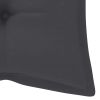 Garden Bench Cushion Anthracite 47.2"x19.7"x2.8" Fabric