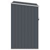 Garden Shed Anthracite 34.3"x38.6"x62.6" Galvanized Steel