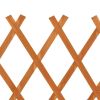 Garden Trellis Fence Orange 47.2"x35.4" Solid Firwood