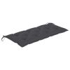 Garden Bench Cushion Anthracite 47.2"x19.7"x2.8" Fabric