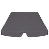 Replacement Canopy for Garden Swing Anthracite 74"/66.1"x43.3"/57.1"