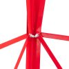 8FT Weather Resistant Yard Garden Windmill Red