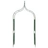 Garden Arch Spike Design Climbing Plants Dark Green