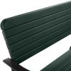 Outdoor Patio Steel Swing Bench Loveseat