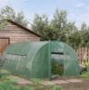 19'x9.6'x6.5' Large Walk-in Tunnel Greenhouse Garden Planting Hot House;  Green