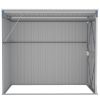 Wall-mounted Garden Shed Gray 46.5"x76.4"x70.1" Galvanized Steel