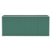 Wall-mounted Garden Shed Green 46.5"x150.4"x70.1" Galvanized Steel