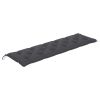 Garden Bench Cushion Anthracite 70.9"x19.7"x2.8" Fabric