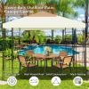 10' x 10' Patio Gazebo Canopy Tent Garden Shelter