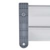 Door Canopy Gray 118.1"x39.4" PC