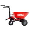 RedRock Wheelbarrow Utility Cart Electric Powered Cart 48V28Ah; 500W ; Capacity 500lbs (230kg) ; Material Debris Hauler ; 1000lbs Towing