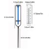 7 Inch Capacity Glass Graduated Test Tube Outdoor Glass Rain Gauge Replacement Tubes Measuring Gauging Tools For Yard Garden