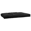 Garden Seat Cushion Black 47.2"x31.5"x3.9" Fabric