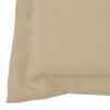 Garden Bench Cushion Beige 59.1"x19.7"x1.2"